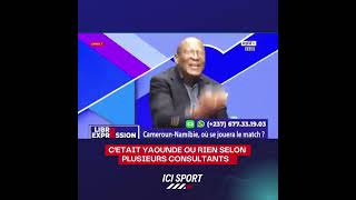 Consultants disant quil était impossible que le match Cameroun  Namibie se joue à Garoua [upl. by Negem]