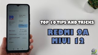 Top 10 Tips and Tricks Redmi 9A you Need know MIUI 12 [upl. by Zahara]