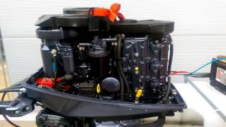 Yanmar Diesel outboard engine D18 D27 D36 D40 OBMs only a few hours [upl. by Dripps]