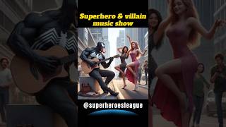 Superhero amp villain music show  baby monster Billionaire 💥 Avengers DC Marvel shorts marvel drip [upl. by Lechner]