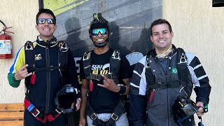 Skydive  3 Way I Boituva  SKYFLOW Paraquedismo jump 52 [upl. by Ydda]