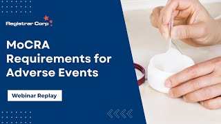 MoCRA Requirements for Adverse Events [upl. by Dennet]