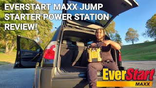 EverStart Maxx Jump Starter Power Station 1200 Peak Battery Amps Review [upl. by Nnyledam]