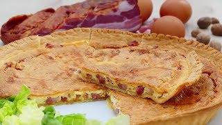 UN LORRAIN qui fait la QUICHE Lorraine ♥ la VRAIE recette de la GALETTE LORRAINE [upl. by Anreval]