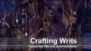 ESO The Comprehensive Crafting Writs Guide for PC and Consoles [upl. by Grory]