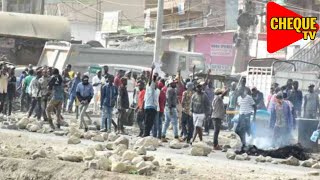 Chaos in Mlolongo NairobiGenZ Protests Bring Business to a Standstill [upl. by Stillas]