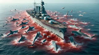 Sharks Attacked This US Warship and What Happened Next Shocked the World [upl. by Llertnek]