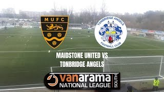 MATCH DAY VLOG  Maidstone United vs Tonbridge Angels  DERBY DAY LIMBS [upl. by Assirehc489]