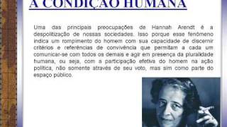 Hannah Arendt  A Condição Humana [upl. by Branden]