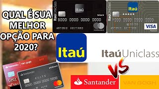 Santander Van Gogh ou Itaú Uniclass QUAL É A SUA MELHOR OPÇÃO PARA 2020 [upl. by Marthena916]