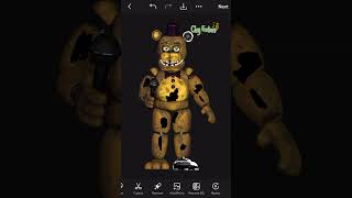 Making Destroyed Fredbear [upl. by Anihpesoj799]