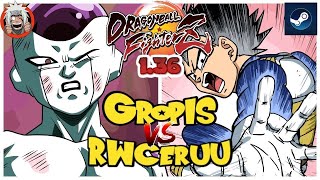 DBFZ Gropis vs RW Ceruu SBaby2 Zamasu Frieza vs Vegeta Cell Janemba [upl. by Lrac548]