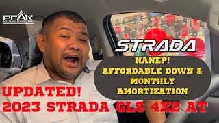 ASTIG UPDATED 2023 MITSUBISHI STRADA GLS 2WD AT  Interior amp Exterior Review  Joey Olimba [upl. by Hardie]