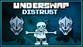 Distrust Sans Fight Phase 1  UNDERTALE Fangame  SSCs Take [upl. by Ahsiekit]