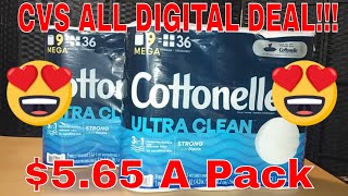 Couponing At Cvs Just Got A Whole Lot Better With This Amazing Deal On Cottonelle Toilet Paper [upl. by Llemij605]