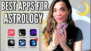 THE BEST HOROSCOPE ZODIAC APPS TO USE astrology apps i love [upl. by Manvel312]