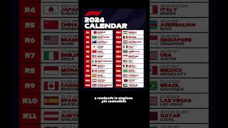 Il calendario di F1 2024 shorts [upl. by Zeiger]