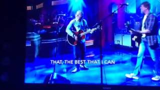 Hootie amp the Blowfish on Letterman performing Hold My Hand [upl. by Tennaj]