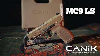 The NEW Micro Compact 9MM  CANIK MC9 LS [upl. by Acirrehs122]