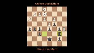 Gukesh Dommaraju Vs Daniele Vocaturo  Ragozin Defense [upl. by Banks20]