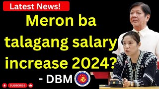 Salary increase for 2024 according to DBM [upl. by Drooff]