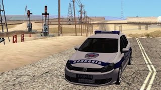 93 Volkswagen Golf Mk6 Policija quotNew Vehicles  GTA SAquot REVIEW [upl. by Darnoc]