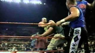 WWF Raw Is War 1998  The New Age Outlaws vs The headbangers vs Truth commisision vs The godwinns [upl. by Sej]