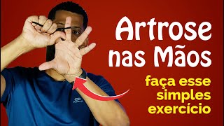 Artrose nas Mãos  Exercício simples de mobilidade articular  Conceito Mulligan [upl. by Dore]