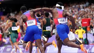 US disqualified from mens 4x100 relay as Canada takes gold [upl. by Hauck]