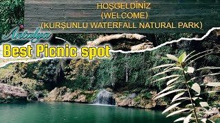 Kursunlu Waterfall amp Nature Park ANTALYA TURKIYE antalya travel vlog [upl. by Anileda]