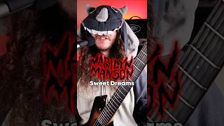 Marilyn Manson  Sweet Dreams guitar halloween [upl. by Netsua58]