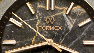 4K微距下Photo Album： Gorgeous Formex Essence 39 Eisenkiesel Dial [upl. by Ysset817]