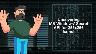 Uncovering MSWindows Secret API for 256x256 Icons [upl. by Thorne677]