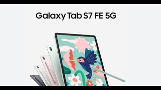 Samsung S7 FE 6GB 128GB TabSamsung Tablet unboxing [upl. by Glennie]