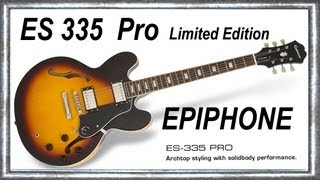 ES 335 PRO 2012 EPIPHONE Limited Edition Improvisation BLUES Music JeanLuc LACHENAUDwmv [upl. by Ytrebil]