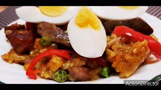 Simple and Easy Arroz Valenciana Ilonggo Style  How to cook Arroz Valenciana Paella [upl. by Ennoira899]