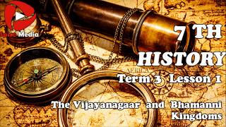 The Vijayanagar and Bahamani and Kingdoms  7th History Term 3 Lesson 1  Spice Media [upl. by Cicero]