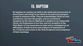 Seventh Day Adventist 28 Fundamental Beliefs [upl. by Devlin]