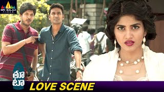 Dhanush Impress While Seen Megha Akash  Thoota Telugu Movie Scenes SriBalajiMovies [upl. by Elagibba]