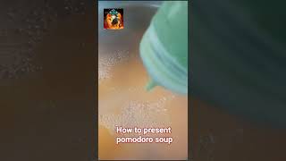 How to present Healthy soup Pappa Al Pomodoro Soup or tomato soup  tony chef [upl. by Aubrie]