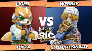 LMBM 2024  Light Fox Vs WebbJP Sheik Smash Ultimate  SSBU [upl. by Aissirac]