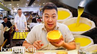 We Tried Hong Kong’s 1 Egg Tart Spot  Street Eats  Bon Appétit [upl. by Talanian]