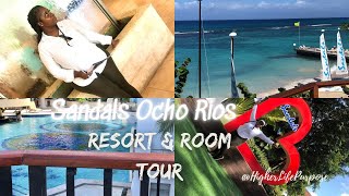 Sandals Ochi Resort amp Room Tour [upl. by Kcirederf]