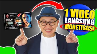 Rahasia Monetisasi Cepat Youtuber Pemula Cuma Dengan 1 Video YouTube Channel [upl. by Friedman]