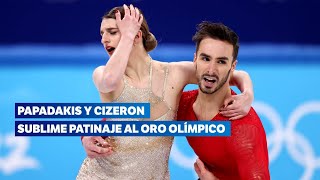 ⛸ Gabriella Papadakis amp Guillaume Cizeron free dance highlights  Figure Skating Beijing 2022 [upl. by Nipahc]