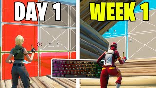 1 WEEK Controller to Keyboard and Mouse Progression Fortnite [upl. by Gris798]