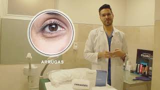 Tratamiento periocular GLOBAL EYECON de Mesoestetic [upl. by Anerehs]