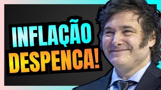 INFLAÇÃO na ARGENTINA em OUTUBRO DESPENCA pra 27 menor PATAMAR em mais de TRÊS ANOS efeito MILEI [upl. by Granlund]