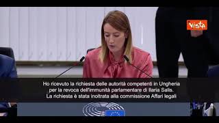 L’Ungheria chiede la revoca dell’immunità parlamentare per Ilaria Salis [upl. by Hinkel546]