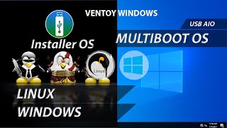 Multiboot USB UEFI Legacy All In One Windows Linux For All OS  AIO  XP 7 8 10  Ventoy Windows [upl. by Devlen18]